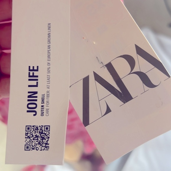 Zara NWT xs pink floral mini dress - Picture 6 of 7